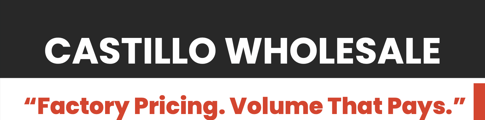 Castillo Wholesale loyalty program