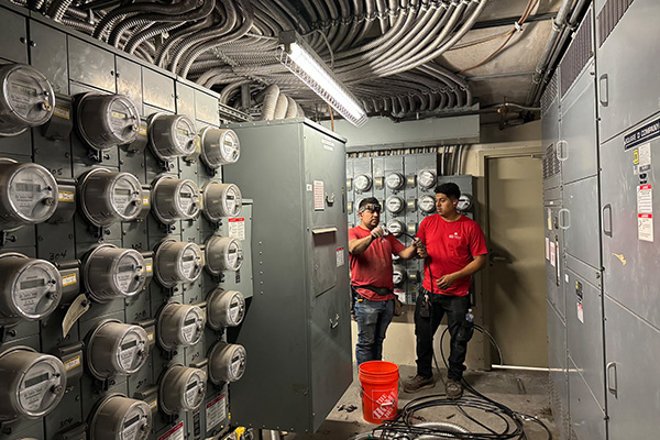 Commercial panel retrofit